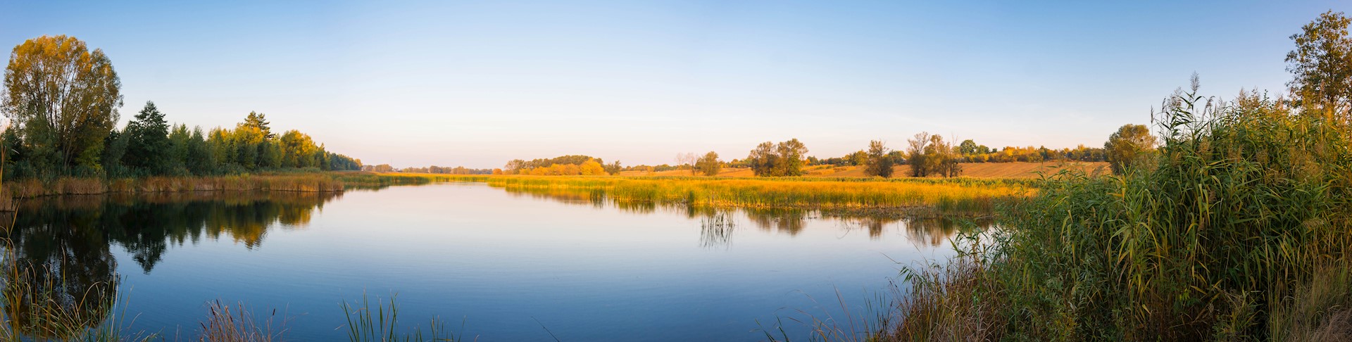 Water Met Horizon En Natuur